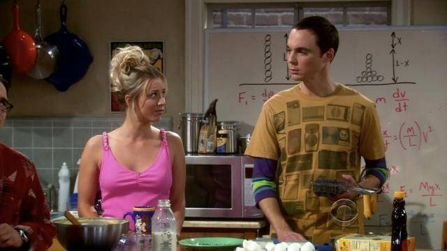 시트콤 '빅뱅이론'에서 물리학에 빠져 괴짜스럽다는 뜻의 '너드' 대명사로 불렸던 쉘든(오른쪽)과 학문보다는 꾸미는 데 관심이 많은 여성으로 묘사됐던 페니. 빅뱅이론 팬 커뮤니티 캡처