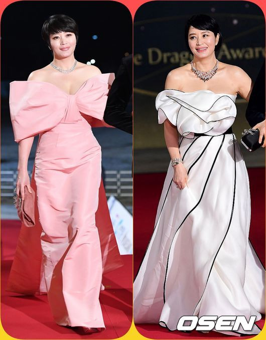 Kim Hye-soo, too.Kim Hye-soo, the goddess of Blue Dragon, showed off her unwavering beauty at the 42nd Blue Dragon Film Awards Red Carpet event held at KBS Hall in Yeouido, Seoul on the afternoon of the 27th.Kim Hye-soo stepped on Red Carpet as his first guest with Blue Dragon Man Yoo Yeon-Seok.Kim Hye-soo, who showed her alluring sensuality with a deep-breasted gray long dress, and her hair was completely digested and her 50s showed incredible visuals.Kim Hye-soo is a symbol and face of the Blue Dragon.Kim Hye-soo, who broke his first tape with MC at the 14th Blue Dragon Film Awards ceremony in 1993, has been accompanying the Blue Dragon Film Awards for the 28th time since then.Kim Hye-soo, who is responsible for the dignity of the awards ceremony with his excellent progression skills, brilliant intelligence, and deep affection for Korean movies.The unconventional Red Carpet fashion that catches the eye with steady self-management. Kim Hye-soo, the goddess of Blue Dragon, is expected every time.