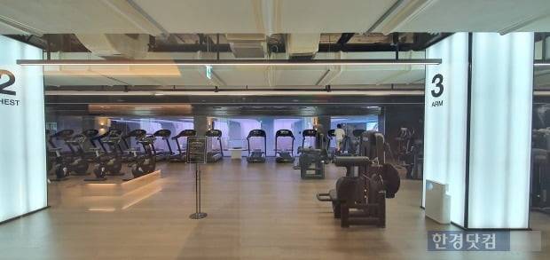 몬드리안서울이태원의 피트니스센터. [사진=이미경 기자]