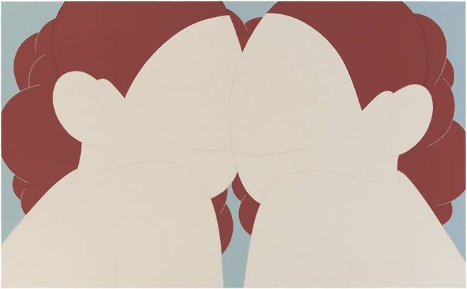 변웅필, SOMEONE, 2021, Oil on canvas, 90cm x 146cm