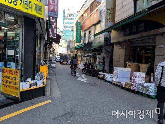 서울 중구 인현동 '을지로 인쇄골목'. 사진=윤슬기 기자seul97@