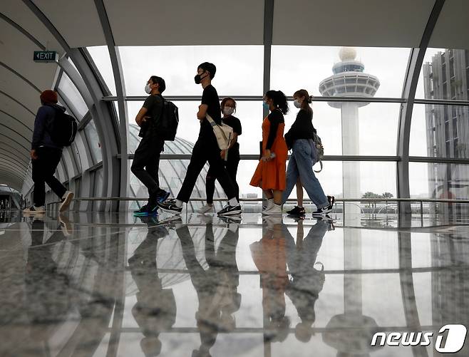 싱가포르 창이 국제공항. © 로이터=뉴스1 © News1 정윤영 기자