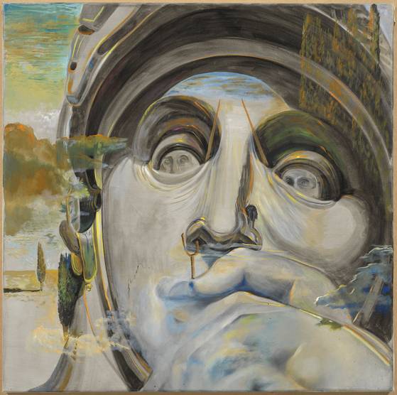 ″The Warrior or 'Los Embozados': Lorenzo de' Medici after the Tomb of Lorenzo de' Medici by Michelangelo″(c. 1982) by Salvador Dali  ⓒ Salvador Dali, Fundacio Gala-Salvador Dali, SACK, 2021  [GNC MEDIA]