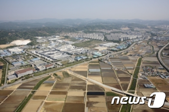 충북 청주 오창과학산업단지.© News1