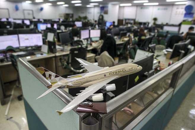 서울시내의 한 여행사 사무실의 모습. 뉴시스