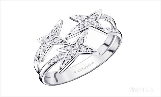 사진 : 모브쌩(MAUBOUSSIN), a-jamais-mon-etoile-no3-ring-white-gold-and-diamonds