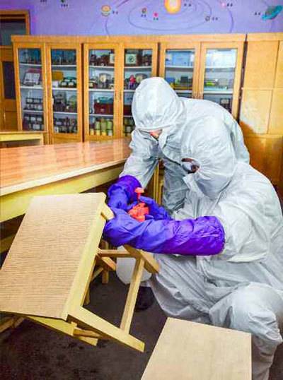 [서울=뉴시스] 만경대구역에서. 2021.12.05. (사진=노동신문 캡처) *재판매 및 DB 금지