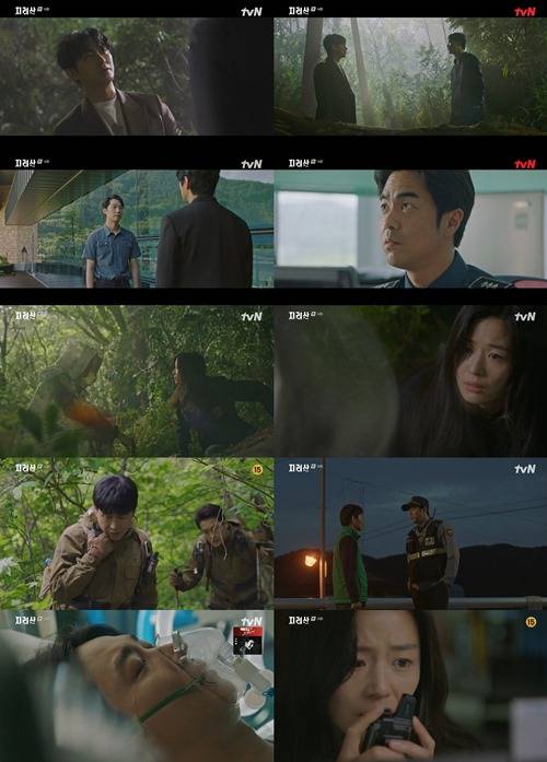 ‘지리산’ 전지현 주지훈 전석호 사진=tvN 주말드라마 ‘지리산’ 캡처