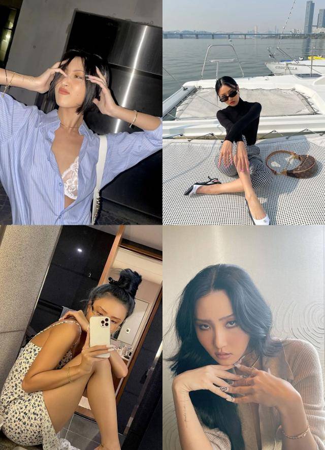 마마무 화사는 아찔하게 긴 손톱이 트레이드 마크다. 화사 sns