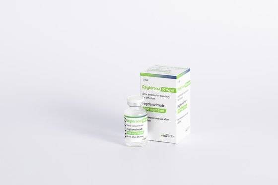 셀트리온이 개발하고 셀트리온헬스케어에서 해외 판매 중인 코로나19 항체치료제 ‘렉키로나(성분명 레그단비맙).’ [사진 셀트리온헬스케어]