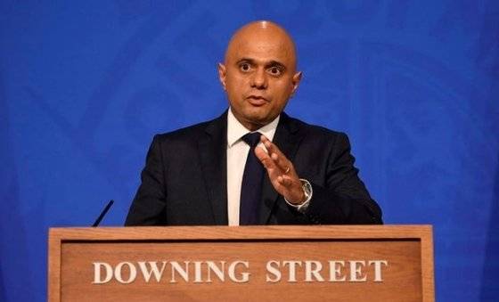 사지드 자비드 영국 보건부 장관. 그는 6일(현지시간) "해외여행과 관련 없는 오미크론 변이 바이러스 감염 사례가 보고됐다"며 신종 변이의 지역 사회 내 전파가 시작됐음을 알렸다. [AP=뉴시스]