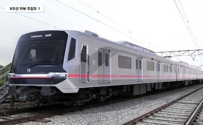 다원시스 서울시 8호선 전동차 조감도. *재판매 및 DB 금지