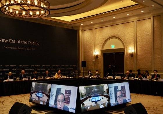 국민의 힘 윤석열 대선 후보 캠프 외교안보 참모 김성한 전 외교부 2차관. [워싱턴 공동 취재단]