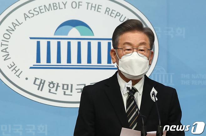 (서울=뉴스1) 오대일 기자 = 이재명 더불어민주당 대선후보