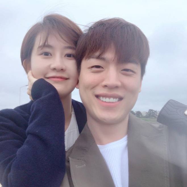 ▲ 김수지(왼쪽), 한기주. 출처ㅣ김수지 SNS