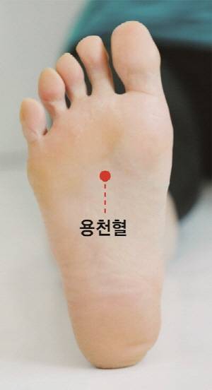 용천혈./사진=강동경희대병원 제공