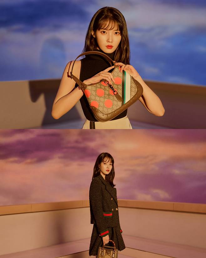 가수 겸 배우 아이유/사진제공=구찌(Gucci)