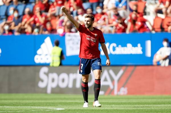 CA 오사수나 미드필더 욘 몬카욜라. 사진|라리가 사무국 제공