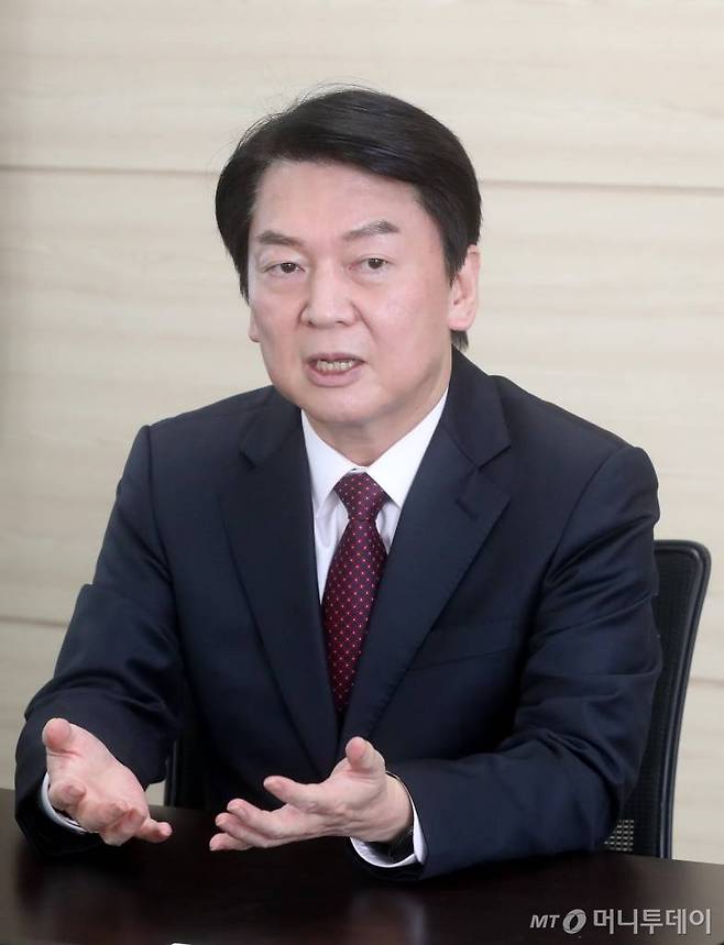 7일 안철수 국민의당 대표 인터뷰 /사진=홍봉진기자 honggga@