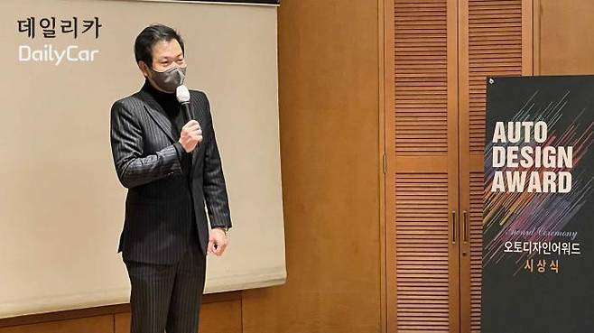 이상엽 현대차 디자인센터장 부사장(2021 오토디자인어워드 시상식)