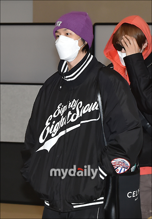 Idol group Monsta X (MONSTA X) I am arrives at Incheon International Airport on the 20th after the promotion in the United States.