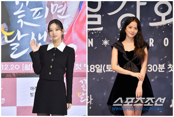 혜리(왼쪽)와 지수