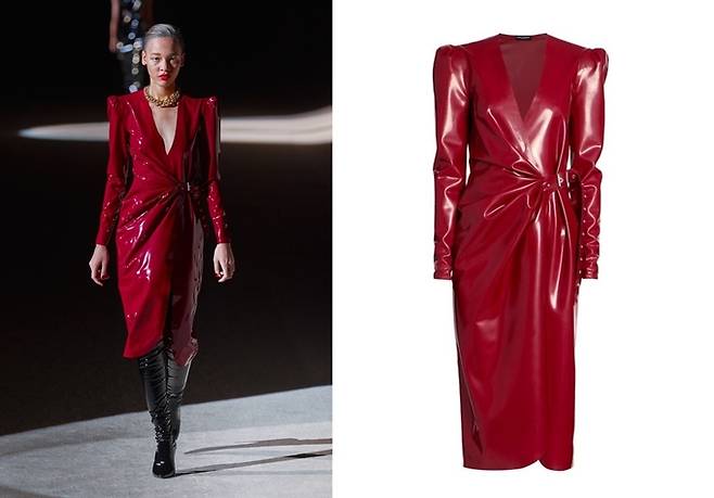 사진=보그 코리아 런웨이·생 로랑 캡처