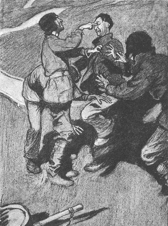 H G 웰스의 단편소설 ‘눈먼 자들의 나라’(1904) 초판에 실린 삽화들. 클로드 세퍼슨의 작품이다. [사진 위키미디어 커먼스]
