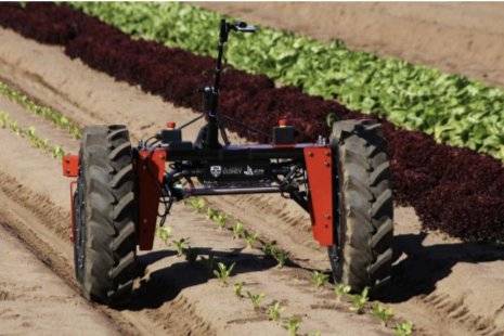 작물을 살포하고 해충과 잡초를 제거하는 '어그봇'의 일종인 로봇. [사진 KOTRA '호주 스마트팜 시장동향 및 진출전략' 보고서 캡처]