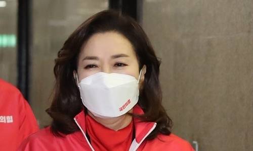 국민의힘 김민전 공동선대위원장. 뉴시스