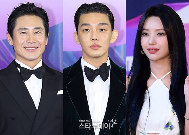 2022년을 빛낼 호랑이띠 신하균, 유아인, 전소연(왼쪽부터). 사진| 스타투데이 DB