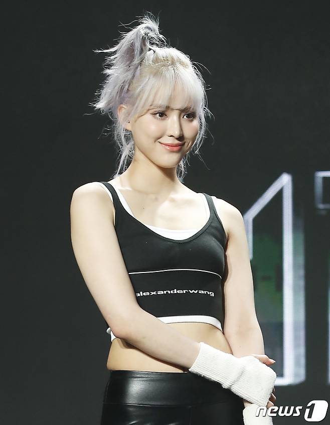 그룹 하이키(H1-KEY) 시탈라가 5일 오후 서울 강남구 일지아트홀에서 첫 번째 싱글앨범 '애슬레틱 걸(Athletic Girl)' 발매 쇼케이스에 참석해 매력을 발산하고 있다. © News1 권현진 기자