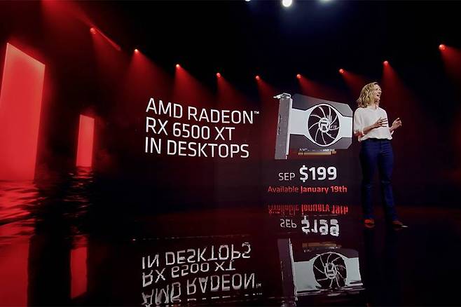 오는 1월 19일, 새로운 보급형 그래픽 카드 AMD 라데온 RX 6500 XT가 출시된다. 출처=AMD
