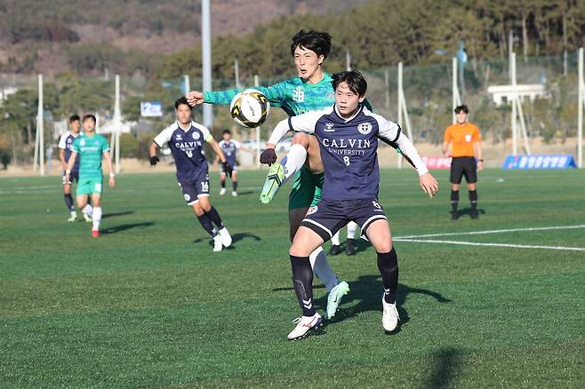 대학축구 경기. [사진 대학축구연맹]