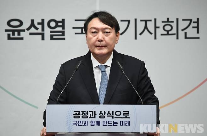 윤석열 국민의힘 대선 후보는 7일 여성가족부 폐지를 공약했다. 쿠키뉴스DB