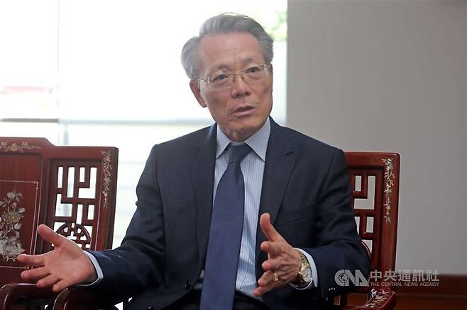 니카라과 주재 전 대만 대사 우진무 [대만중앙통신 캡처. 재판매 및 DB 금지]