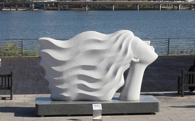 서울시가 민간 비영리 법인인 케이스컬쳐 조직위원회와 함께 지난해 10월부터 여의도·뚝섬·반포한강공원에서 조각전 ‘한강 흥 프로젝트’를 진행하며 선보인 조각품들. 국내 조각가 287명이 참여한 이 조각전은 오는 15일까지 열리며 작품 300점이 전시된다. 서울시 제공