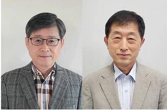 이윤희(왼쪽) 한국전력기술 부장, 김찬식(오른쪽) 피움이노베이션 연구소장.     [과학기술정보통신부 제공]