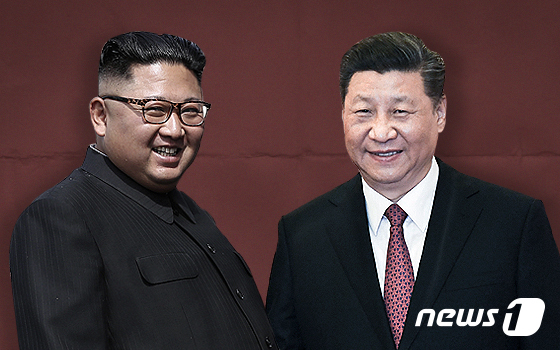 김정은 북한 노동당 총비서, 시진핑 중국 국가주석.© News1 최수아 디자이너