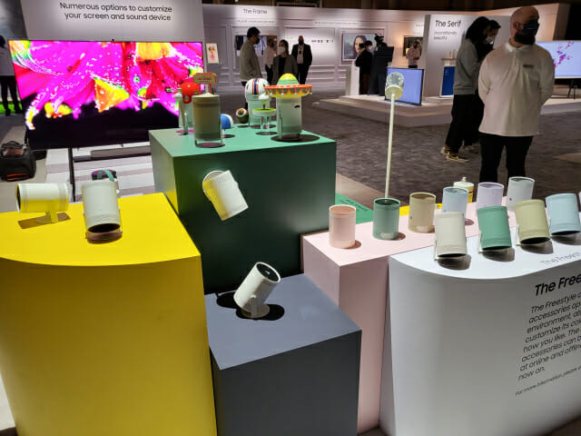 CES 2022에서 전시된 '더 프리스타일(사진=지디넷코리아)
