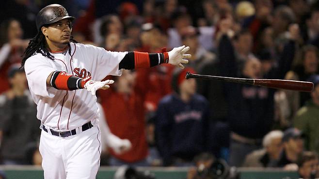 매니 라미레즈는 2004년 보스턴 레드삭스에서 월드시리즈 우승 MVP를 차지했다. AP연합뉴스