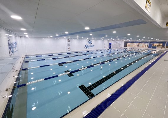 최근 홈플러스 인천논현점에 오픈한 어린이 수영장 ‘엔젤크루 키즈 스위밍’의 모습. 홈플러스 제공.