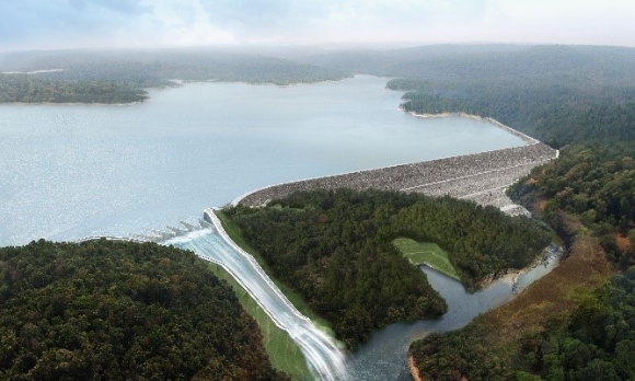 라오스 세피안-세남노이 댐 전경. [사진=PNPC]