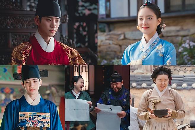 ▲ 사진 왼쪽 위부터 시계방향으로 '옷소매 붉은 끝동'의 이준호, 이세영, 이민지, 오대환, 장혜진, 강훈. 출처|MBC '옷소매 붉은 끝동' 스틸