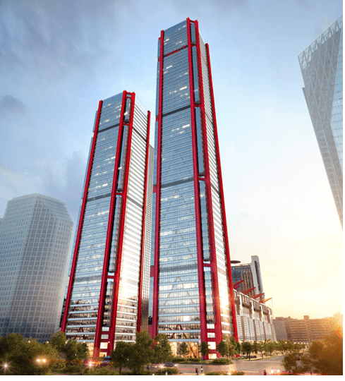 LG에너지솔루션이 입주한 서울 영등포구 파크원 빌딩.