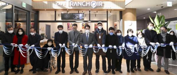 용인시 중증장애인 일자리 창출 위한 카페 오픈식. / 사진제공=용인시