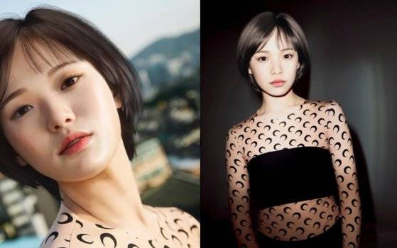 LG전자 가상 인플루언서 김래아. 인터넷 캡처