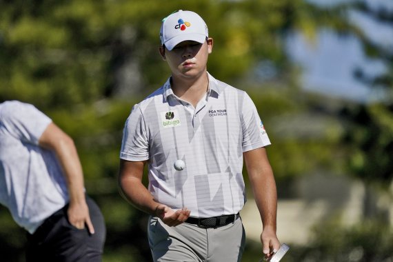 16일(한국시간) 미국 하와이주 호놀룰루의 와이알레이CC에서 열린 PGA투어 소니오픈 3라운드에서 공동 39위에 자리한 김시우. /사진=뉴시스