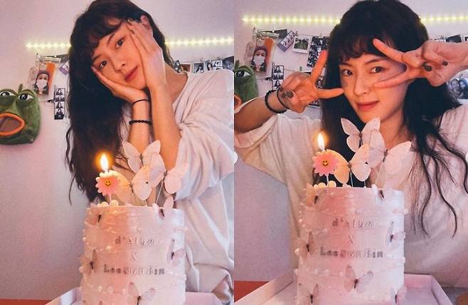 Actor Lee Sun-bin has expressed his recent charm by radiating his lovely charm.Lee Sun-bin posted several photos on his 16th day with his article Thank you through his instagram.The photo shows Lee Sun-bin taking various Poses in front of the cake.He shows off his lovely charm with a Pose wrapped around his cheek with his hand, and he also shows off his cute charm by posing with his fingers.Lee Sun-bins visuals, which make everyday pictures, catch the eye.On the other hand, Lee Sun Bin recently met fans through the original Teabing Drunk City Women.This Drama attracted attention with a full-fledged tactical Drama depicting the daily life of three women who are the beliefs of life.