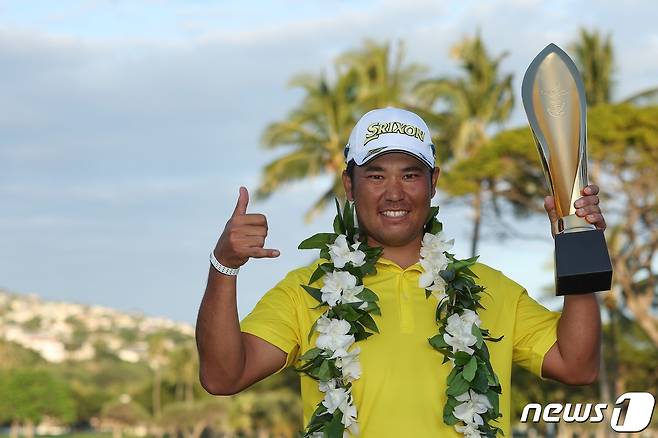 미국프로골프(PGA) 투어 소니오픈 우승을 차지한 마쓰야마 히데키(일본). © AFP=뉴스1